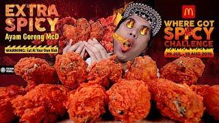 14 KETUL MCD AYAM GORENG 3X EXTRA SPICY.. OK JAMBAN DA KIRIM SALAM  EATING SHOW W ASMR