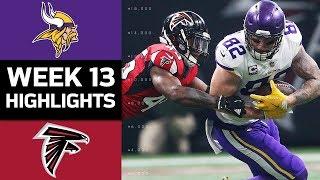 Vikings vs. Falcons  NFL Week 13 Game Highlights