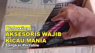 Unboxing Sangkar Burung Kecil Portable Aksesoris Wajib Kicau Mania  MUDAH PRAKTIS dan AMAN