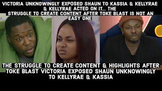 VICTORIA UNKNOWINGLY EXPOSED SHAUN TO KASSIA & KELLYRAE THE STRUGGLE TO CREATE CONTENT AFTER