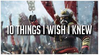 10 Things I Wish I Knew Before Playing Total War SHOGUN 2 2020