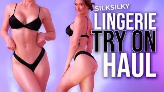 SILKSILKY - Lingerie Try On Haul 2023