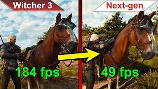 THE BIG COMPARISON  Witcher 3 vs. Witcher 3 NEXT-GEN Update  RTX 2080 Ti