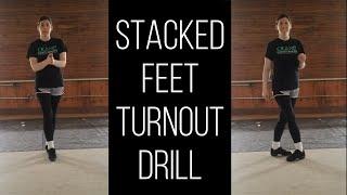 Irish Dance Technique Stacked Feet Turnout Drill