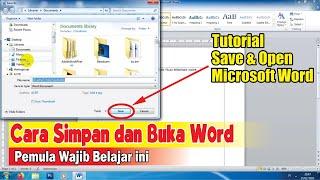 Cara Menyimpan dan Membuka File Microsoft Word