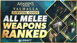 Every Melee Weapon Ranked  Assassins Creed Valhalla Survival Guide