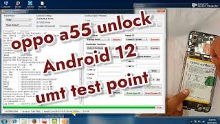 OPPO A55 CPH2325 Hard reset Android 12 umt test point umt