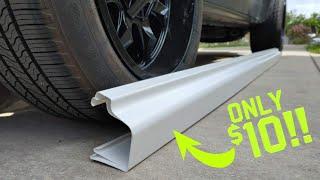 can I turn RAIN GUTTER in to SIDE SKIRTS???