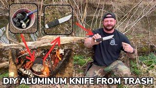 Corporals Corner Tips and Tricks Video #4 Making a Knife from Trash Found in the Woods