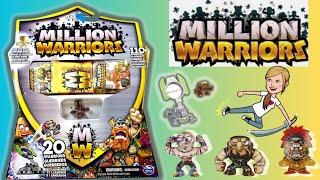 MILLION WARRIORS 20 Pack Unboxing Looking for the RARES Fun Game Cool Figures