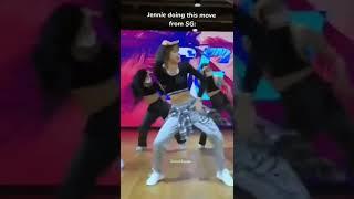 Jennie copy Lisas SG dance step#shorts#blackpink#SG#lisa