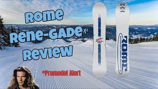 The 2024 Rome Rene-Gade Snowboard Review