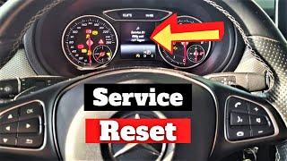 Mercedes B Klasse W246 Service Zurücksetzen  Service Reset 