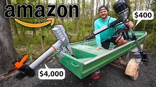 I Bought Amazon’s CHEAPEST and MOST EXPENSIVE Electric Outboards $400 v $4000