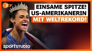 Sydney McLaughlin-Levrone mit Weltrekord über 400 Meter Hürden  Olympia Paris 2024  sportstudio