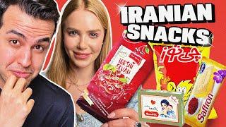 تست خوراکی های ایرانی با کیت  Trying IRANIAN SNACKS