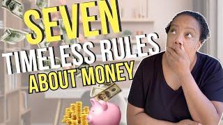 Learn the 7 Rules About Money  Budgeting and Saving Money