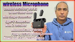 2024 first Unboxing Video Wireless microphone Type-C connecter