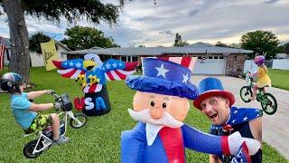 4th of July Decorate With Me  Bikes Kids Vlog