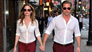 Brad Pitt & Ines de Ramons Stylish NYC Date Night Amid Divorce Drama with Angelina Jolie.