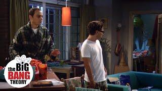 Sheldon and Leonard Sneak Into Pennys Room  The Big Bang Theory