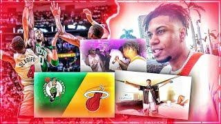 NBA MIAMI HEAT vs BOSTON CELTICS STADION VLOG Corinna in Miami Courtside Club VLOG #61