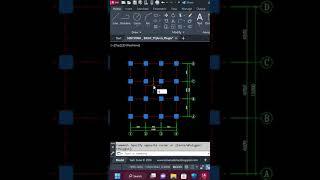 AutoCAD - YQArch Arrange ColumnsZZBZ