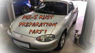 MX5 NB rust removal part 1
