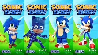 Sonic Dash vs Tag with Ryan - Catboy PJ Masks vs Baby Sonic vs Sonic vs Lego Sonic - Gameplay