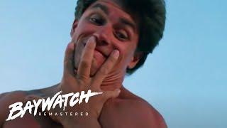 LIFEGUARD FIGHTS TO SAVE A MANS LIFE Baywatch Remastered