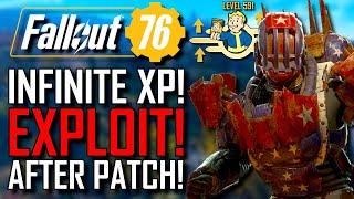 Fallout 76  INFINITE XP EXPLOIT  After Patch  BEST Way To Level UP FAST