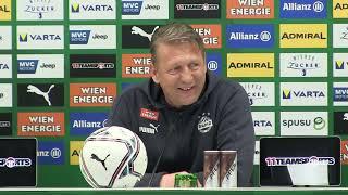 Die Kinderpressekonferenz von SK Rapid Wien vor dem Spiel am Sonntag gegen den LASK