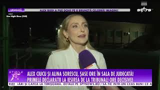 Alexandru Ciucu și Alina Sorescu șase ore în sala de judecată Primele lor declarații