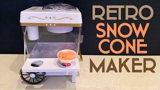 Nostalgia Snow Cone Maker Review Make Snow Cones at Home