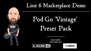 Line 6 Marketplace - Vintage Pod Go Preset Pack Demo