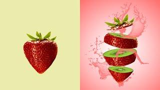 Photoshop 101  Photo Manipulation Fruit Slice