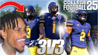 CRAZIEST GAME EVER 3V3 COLLEGE FOOTBALL SQAUDS BEST DEFENSE IN THE GAME ULTIMATE TEAM