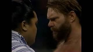 Hacksaw Jim Duggan vs. Yokozuna - Knockdown Challenge