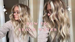 HOW TO DO BEACH WAVES WITH A CURLING IRON SIMPLE AND QUICK