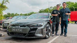 Driving Audi e-tron EVs from Singapore to Malaysia  Horizon Vlog 02