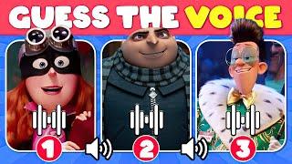 Guess The Despicable Me 4 Characters By Voice. Minions Gru poppy prescott  Despicable me 4 quiz