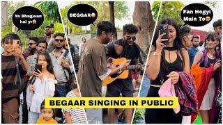 5 Beggar भिखारीGroup Singing Hindi Songs  Delhi Public Shocking Reactions Prank Video Jhopdi K