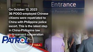 36 Chinese POGO workers na unang naaresto sa scam hub ibiniyahe na pabalik ng China  TV Patrol