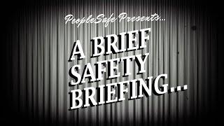 Safety Briefing Video  PeopleSafe TV