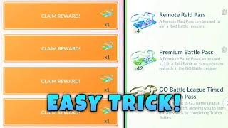 How To Get Free Battle Pass in Pokemon Go  Pokemon Go New Trick to get Free Premium Battle Pass