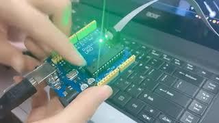 How to burn bootloader ATmega328P and ATmega16U2 chips to Arduino UNO DIY  Programming Tutorial