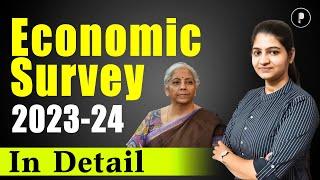 Economic Survey 2024  Indian Economic System  #parcham #economics  #ssc #upsc