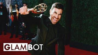 Brett Goldstein GLAMBOT Behind the Scenes at Emmys 2021  E Insider