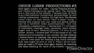 Chuck Lorre Productions  Warner Bros Television