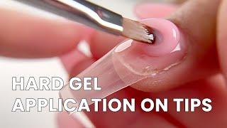 Hard Gel Application on Tips  V Beauty Pure